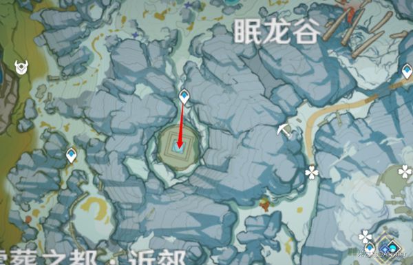 原神龙脊雪山石碑8个在哪 八个石碑位置分布图及路线详解图片6