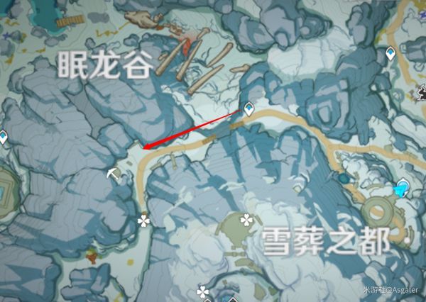 原神龙脊雪山石碑8个在哪 八个石碑位置分布图及路线详解图片5